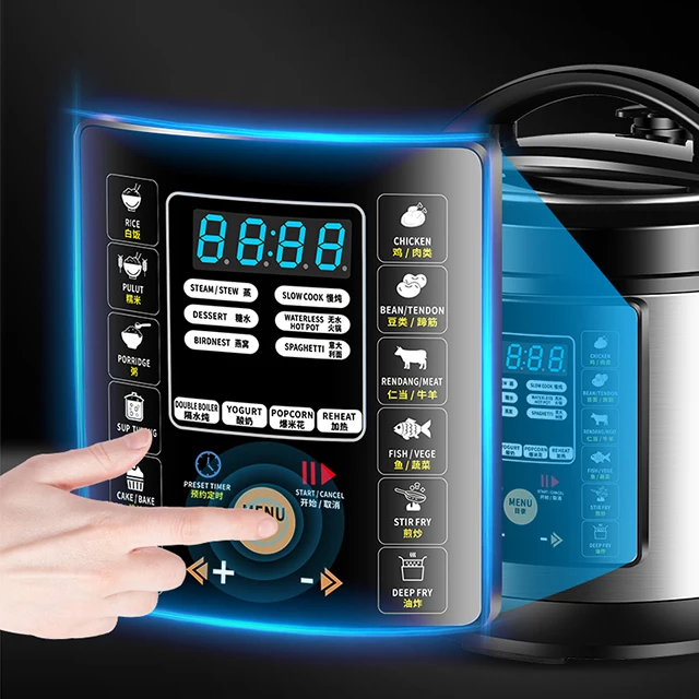 8L Electric Pressure Cooker Factory Outlets Stainless Steel rice cookers pressure cooker