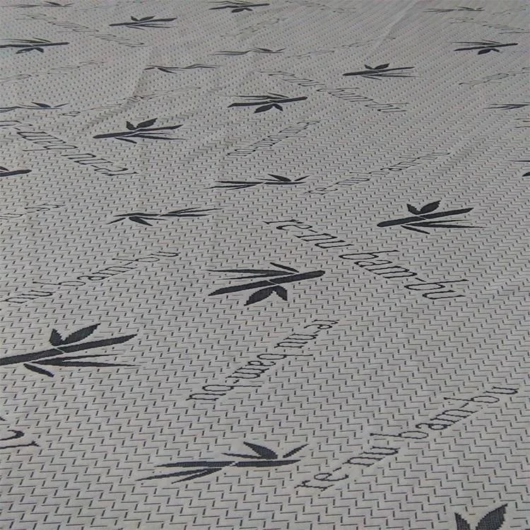 Anti-Bacteria Comfort 21S/32S/26s Jacquard Bamboo Polyester Blend Fabric For Mattress