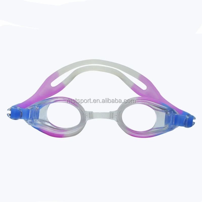 myopia swim goggles with silicone strap factory China