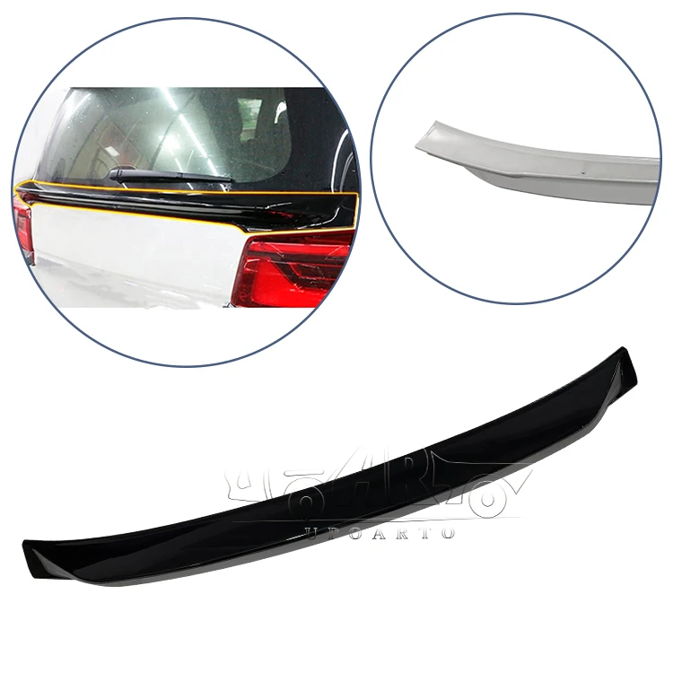 High Performance Body Kit ABS Carbon Fiber Rear Middle Spoiler Wing For Toyota Land Cruiser V8 2008-2020