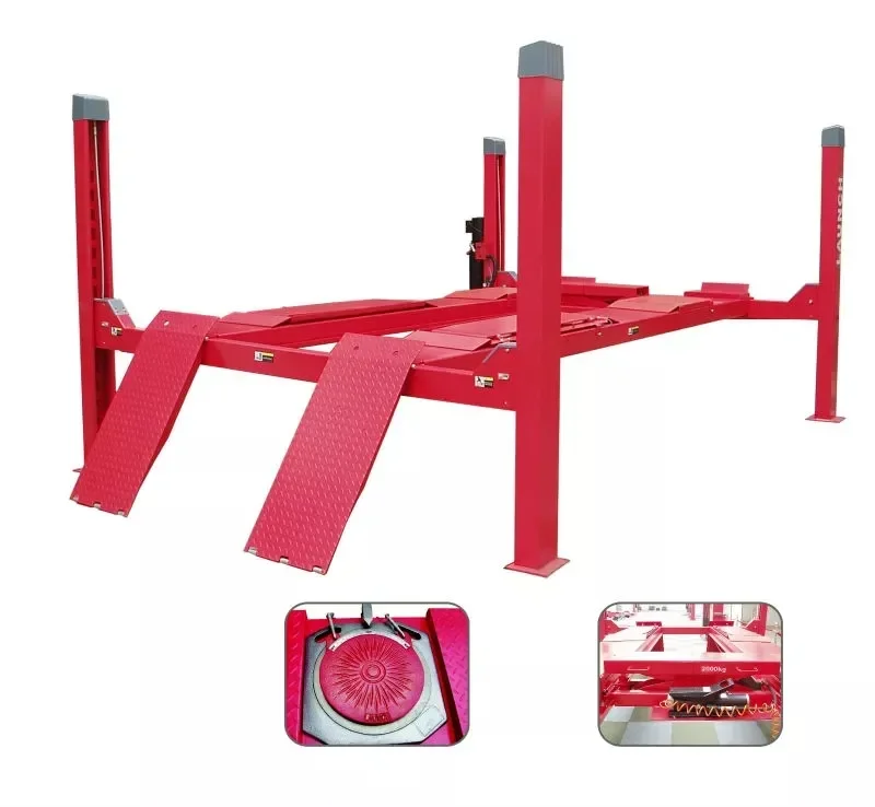Launch TLT440W Used 4 Post Car Lift for Vehicle Lifting and Hoisting