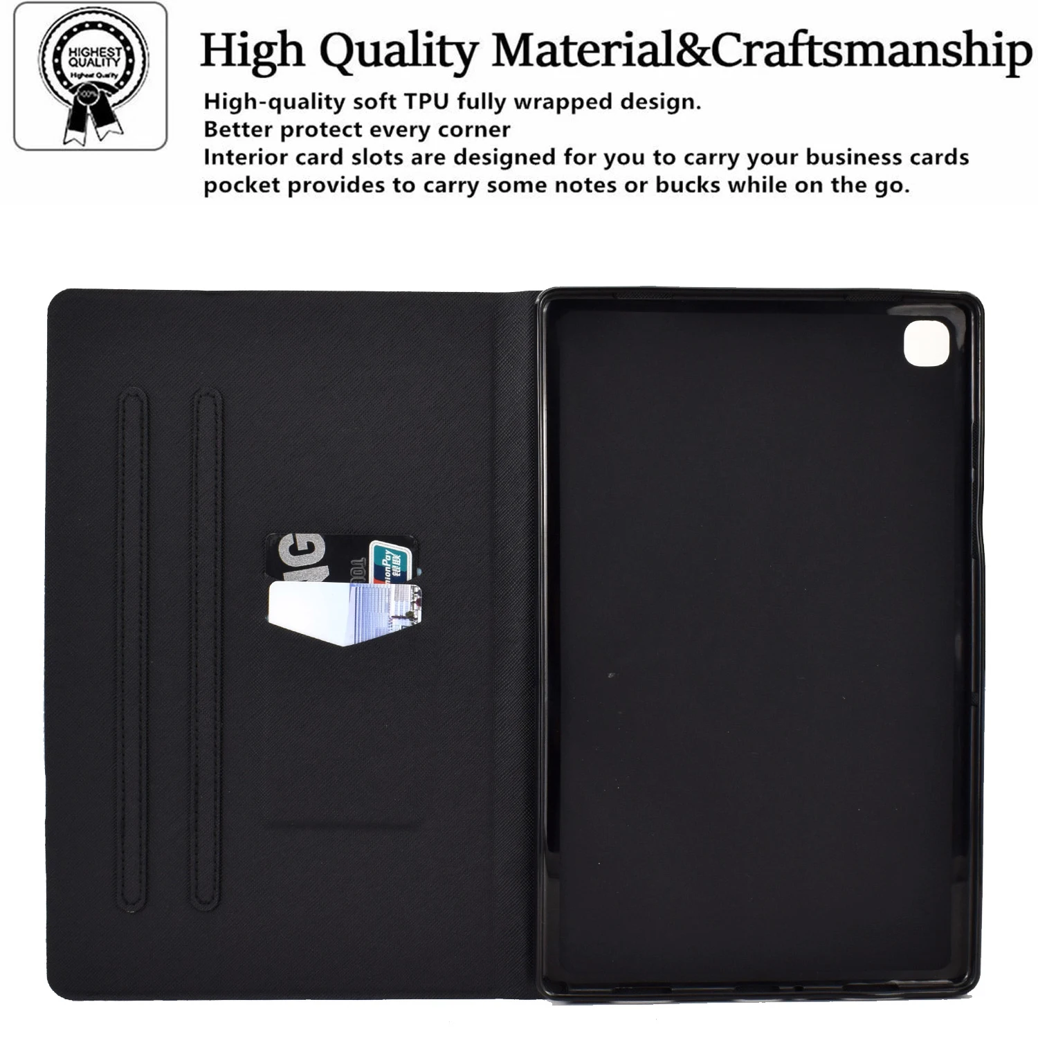 Tab A7 Lite Cover for Samsung Galaxy Tab A7 Lite 2021 SM-T225 T220 8.7 inch Soft Silicone for Samsung Tab A7 case Shell Stand