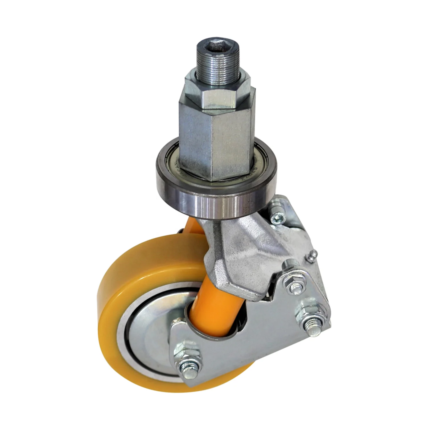 SS 125mm Linde forklift agv stabilization castor wheel