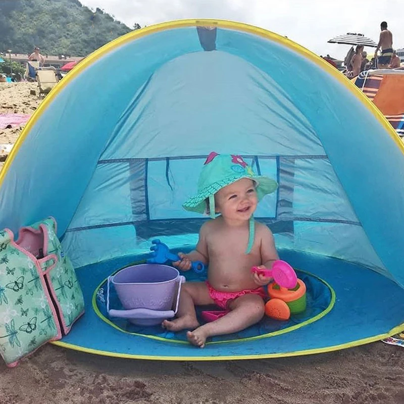 Portable Pop Up Baby Beach Tent With Pool Pop Up Baby Beach Tent