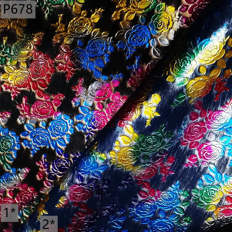P678 под заказ кожаный Винтажный Розовый Цветочный искусственная кожа cuero для багажа сумочки обувные материалы