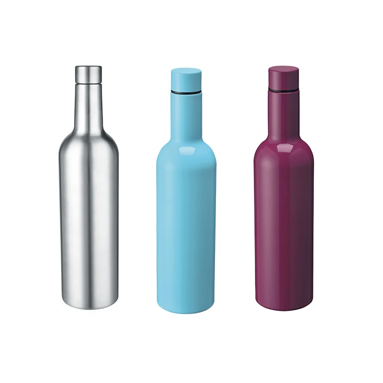 
Hot Selling Coloful Narrow Mouthed Double Wall Stainless Steel Vacuum Flask 