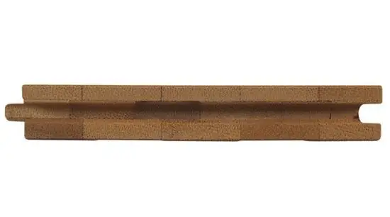 Eco-Friendly Indoor Carbonized Bamboo Flooring Flat Pressure Stylish Home Decor