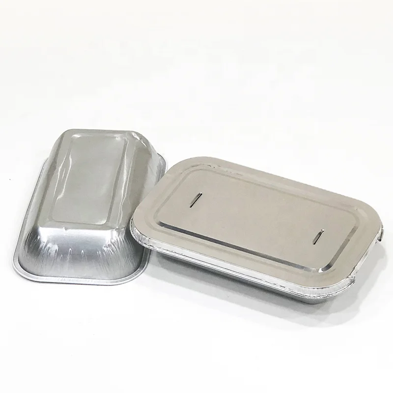 
Fast food disposable aluminum foil container takeaway for food use 