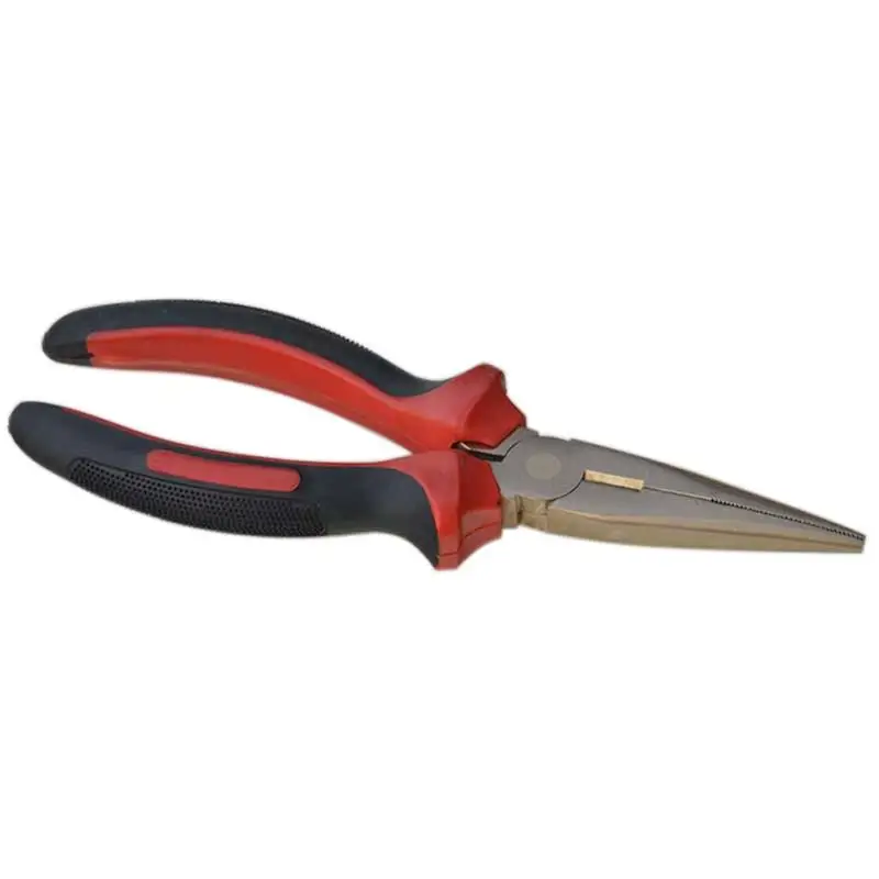 Global best-selling manual tool spark free safety tools pointed nose pliers 6in 8in for cutting wires or fine metal wires