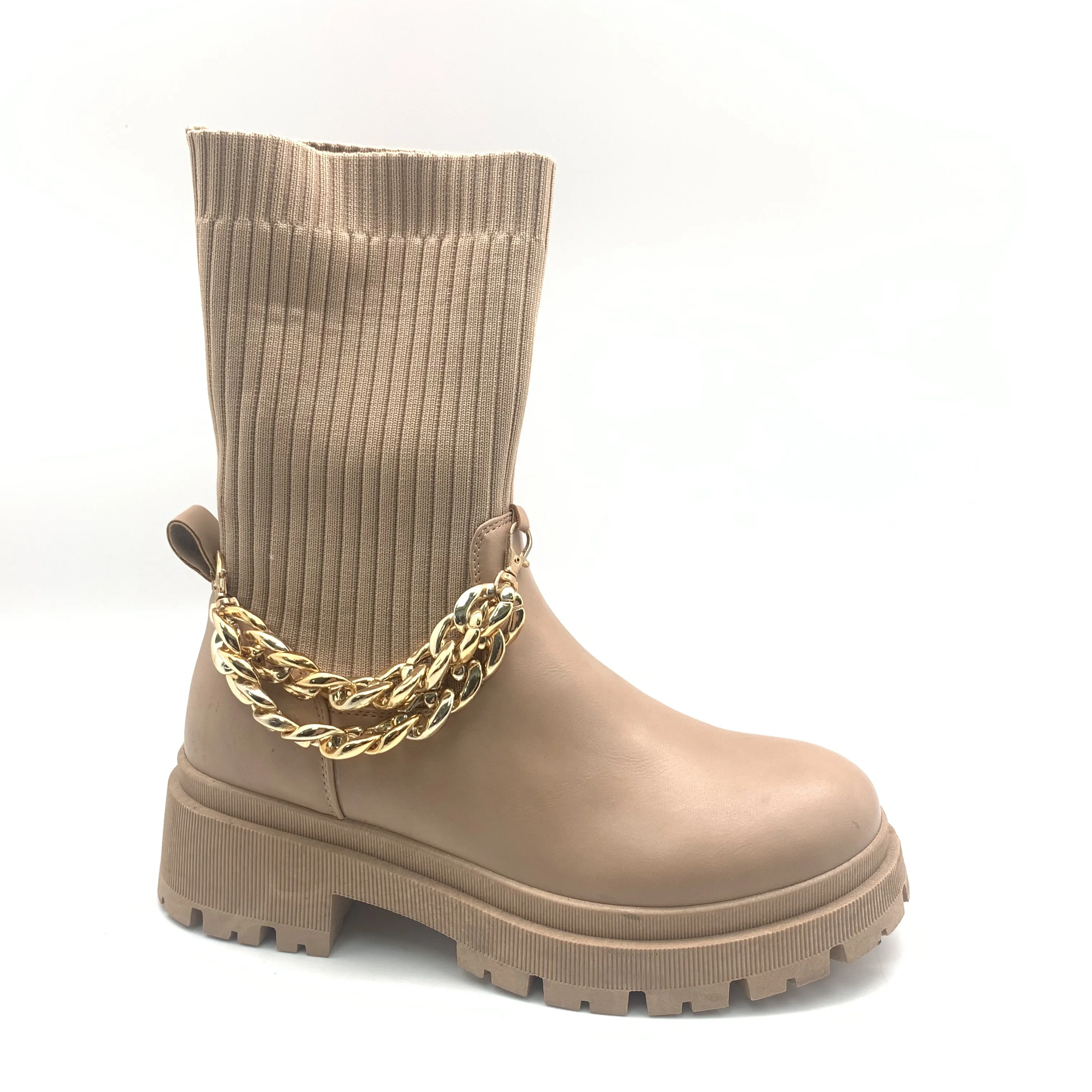 ladies girls fashion cheap pu motorcycle ankle injection boot