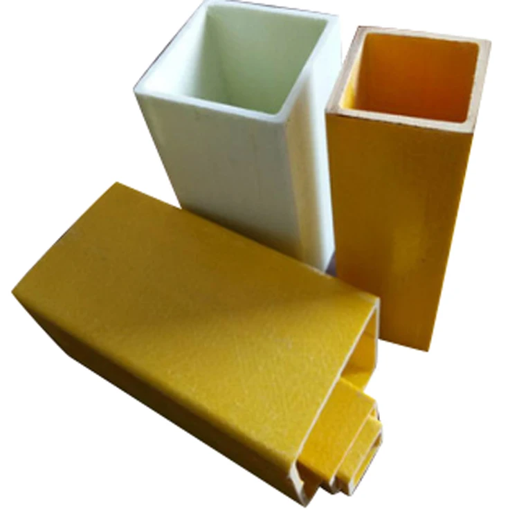 Anti-corrosion Reinforced fiberglass frp pultrusion square pipe