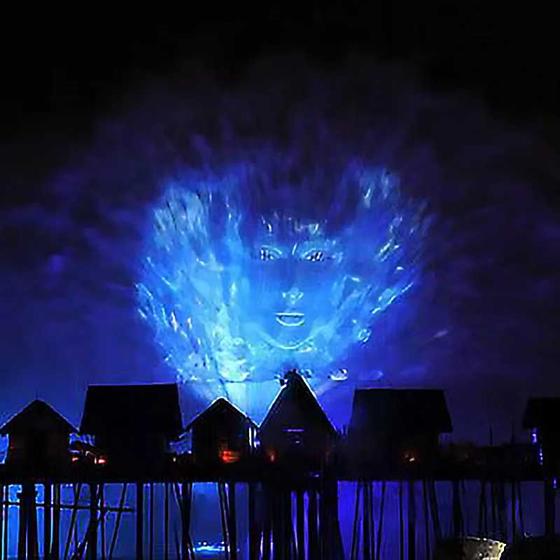 Diki Digital Audio Laser Water Screen Projection For Christmas Video Projection Water