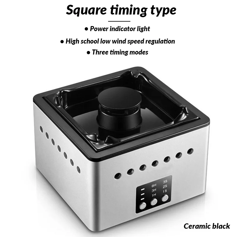 portable smart ashtray ashtray vaccum ashtray with fan