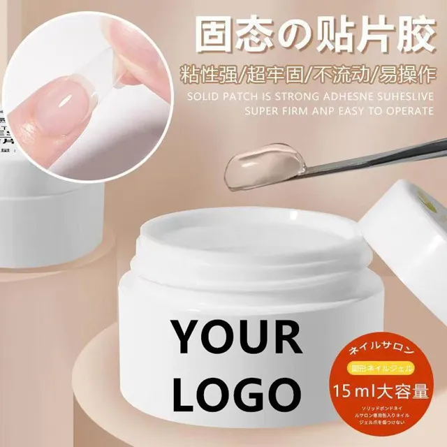 Nail Products Beauty No Heat Gel UV No Flow Art Nail Solids Pudding UV Nail Polish Glue