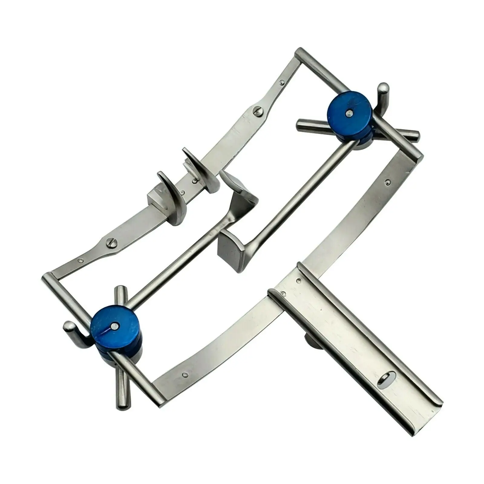 Dingman Mouth Gag Cheek Retractor with 3 Tongue Blades Cheek Retractor Mouth Opener Steel Ce ISO Clamp DHL PK Manual A+ Grade