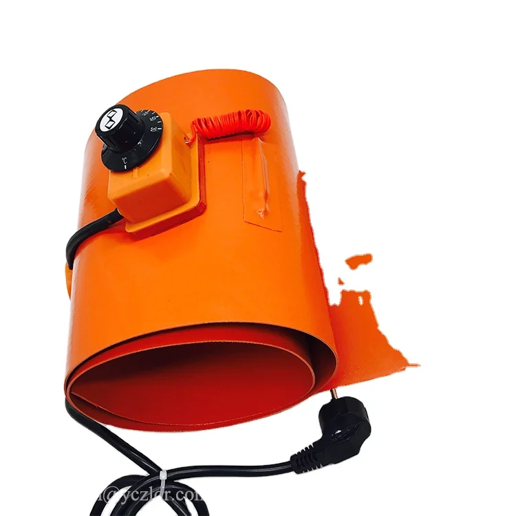 110v 220v silicone rubber heater flexible heating oil drum