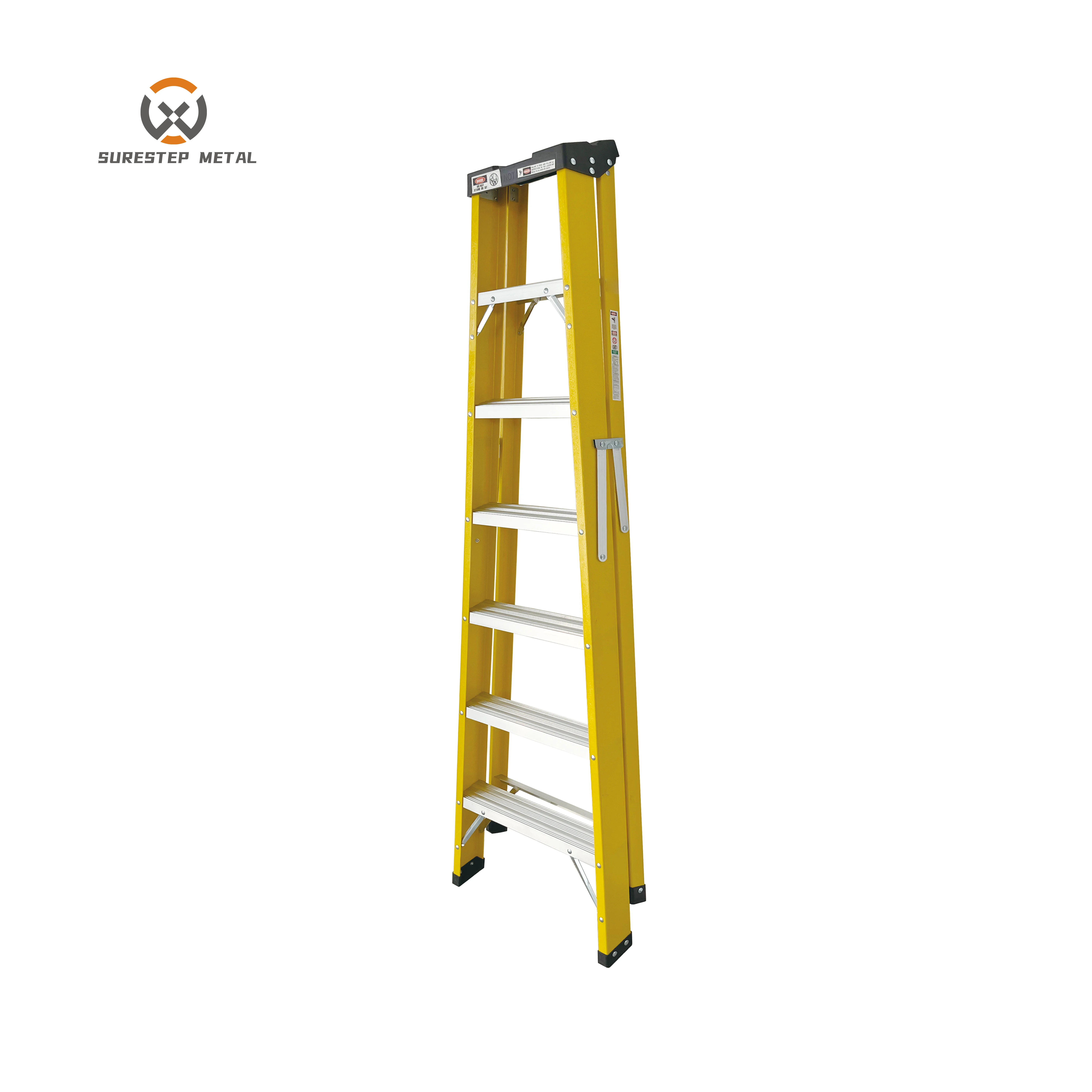 EN131 escalera Fiberglass,Fire Escape Ladder Extension Step telescopic Ladders
