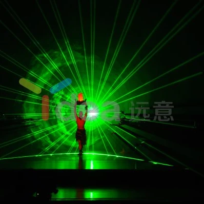 10W Single Green laser light projector for 3D Animation Laser Light Show