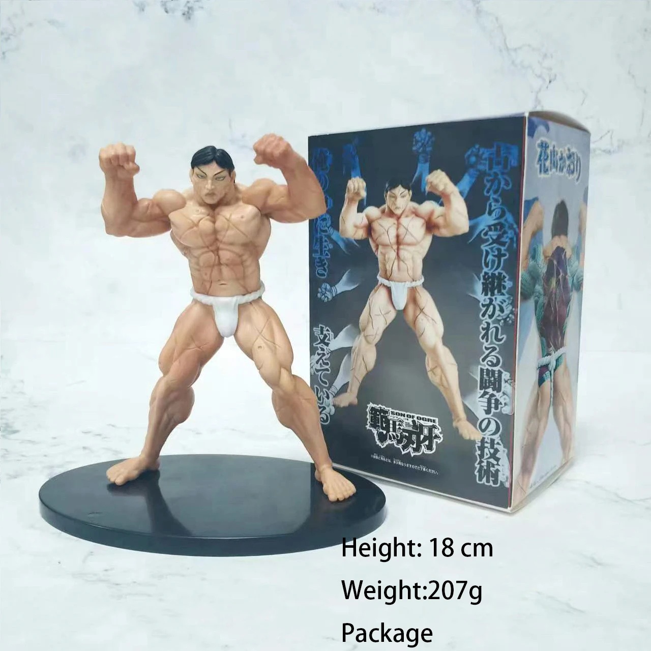 15cm High Quality Japanese Cartoon Manga Hanma Baki Anime Action Figure