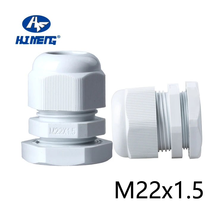 Plastic M22 M25 Cable Gland Electronics Optic Fiber Ip68 Nylon for Flat Cable