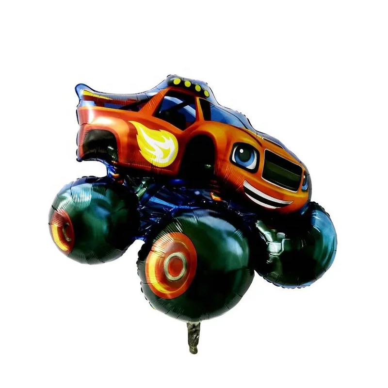 Машина Blaze and The Monster, суперформа, фольгированный шар для детских Праздничных Украшений