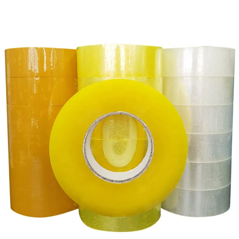 48mm 75mm 500m 1000m Bopp Tape Roll Clear Transparent Packaging Tape Cinta Adhesive Packaging Tape