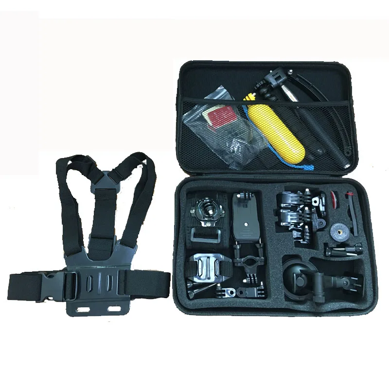 Gopro аксессуары набор go pro комплект крепление для Hero 6 5 4 3 + 2 1 SJ4000 SJ5000 yi экшн-камеры