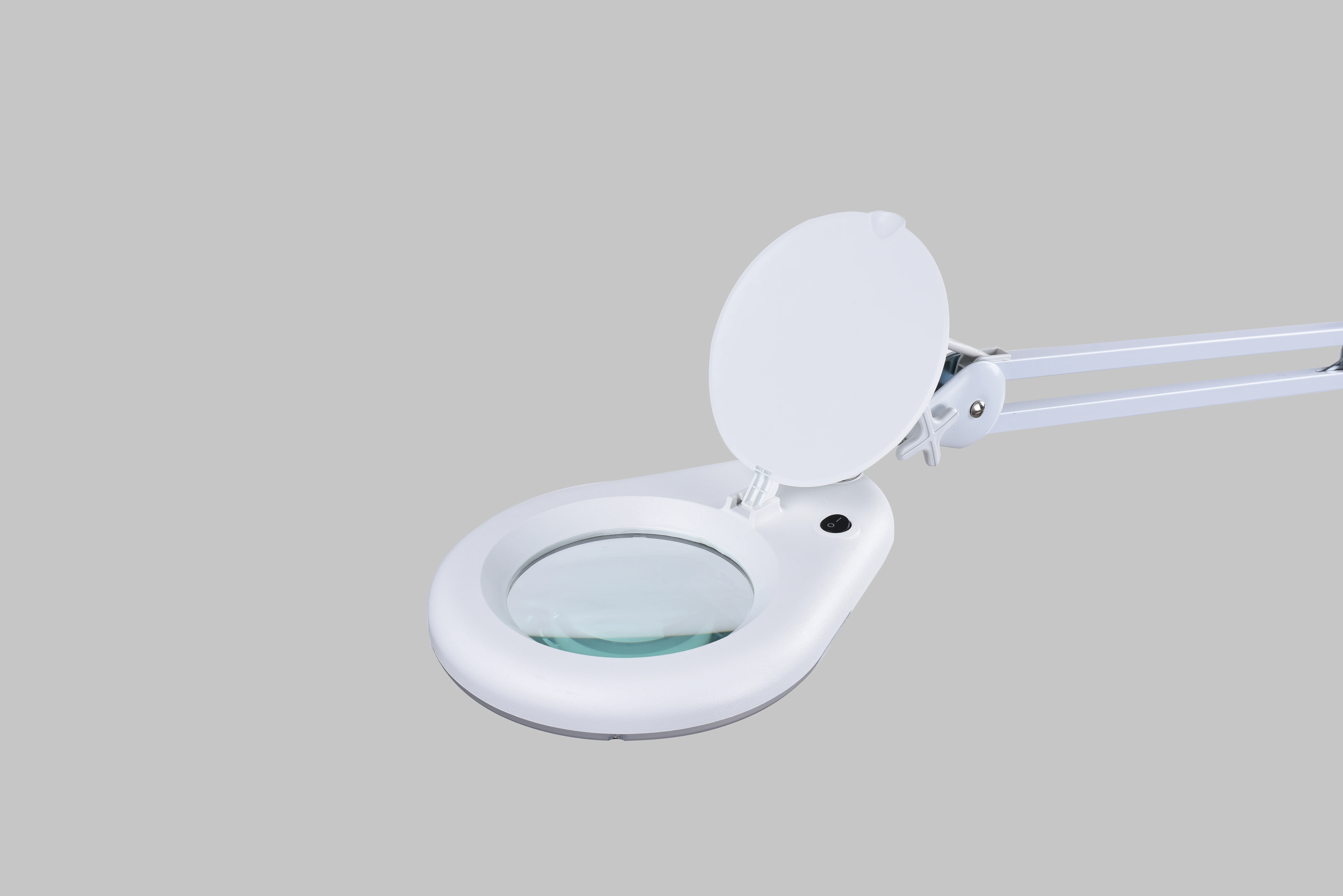 Beauty Salon Hands Free 25x 30x Head Skin Analysis Magnifying Lamp Glass Desktop Lamp Magnifying Glass