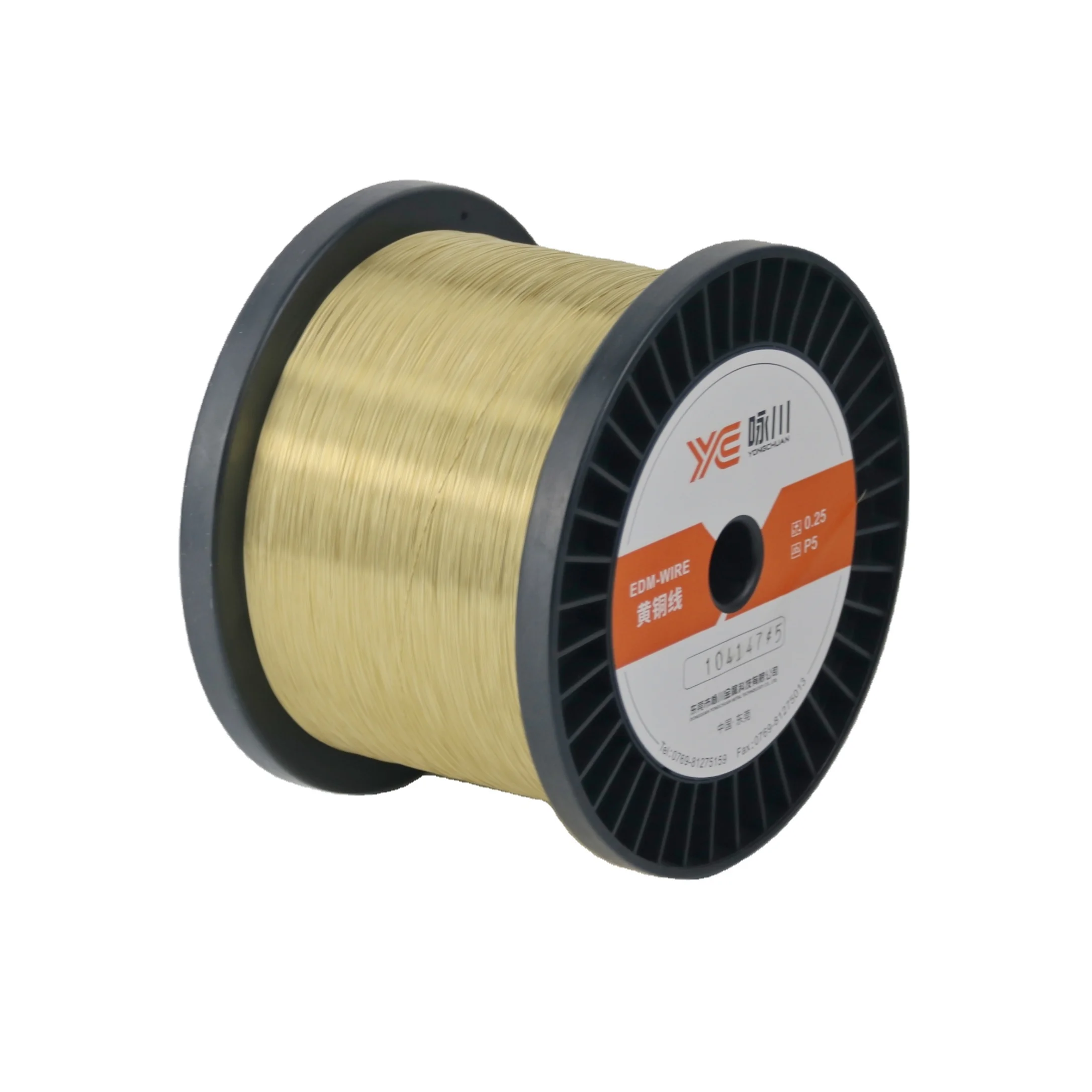 High quality Custom made EDM Brass Wire P5 5~6KG/DIN160 7~8KG/ P10 10KG/ DIN200 15~16KG/P20 20KG EDM Brass Wire