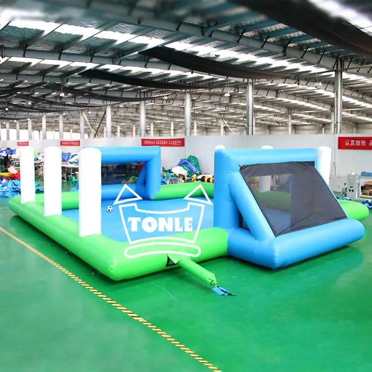 Спортивные игры на открытом воздухе коммерческое Надувное футбольное поле для продажи