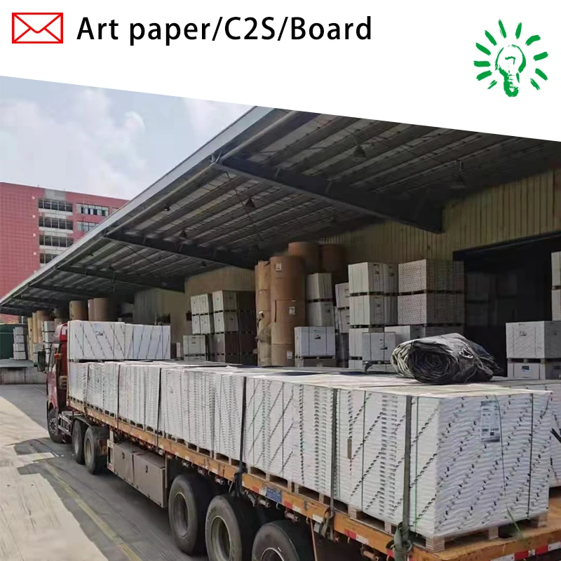 Premium Quality Multiple Size Free Samples  Glossy and Matte art paper coated 2 sides C2S for printing