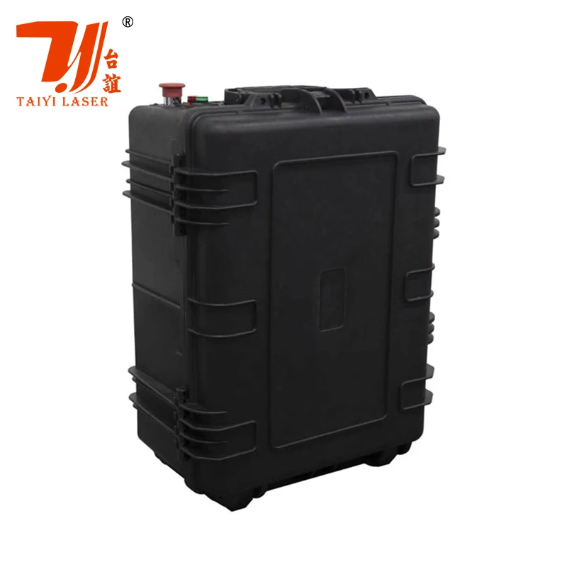  100W JPT MOPA портативная машина для чистки волоконного