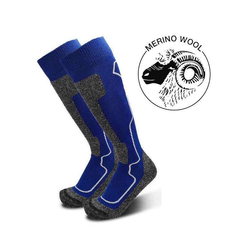 OEM Custom Men Women Unisex Merino Wool Snow Boarding Skiing Ski Socks