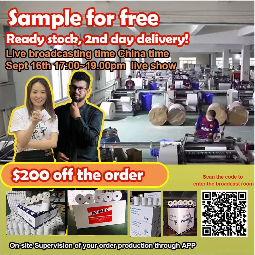 80 мм 3 1/8x230 48 г/кв. М, не содержит Бисфенол А, заводская цена, термобумага в рулонах jumbo, от производителя