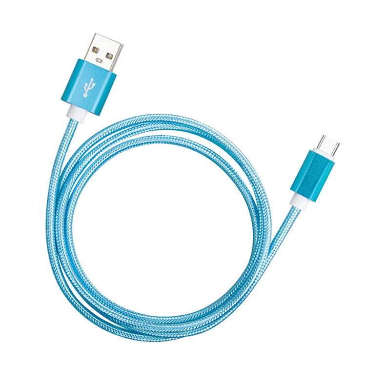 Популярный портативный Micro Usb-кабель для быстрой зарядки и передачи данных в нейлоновой оплетке