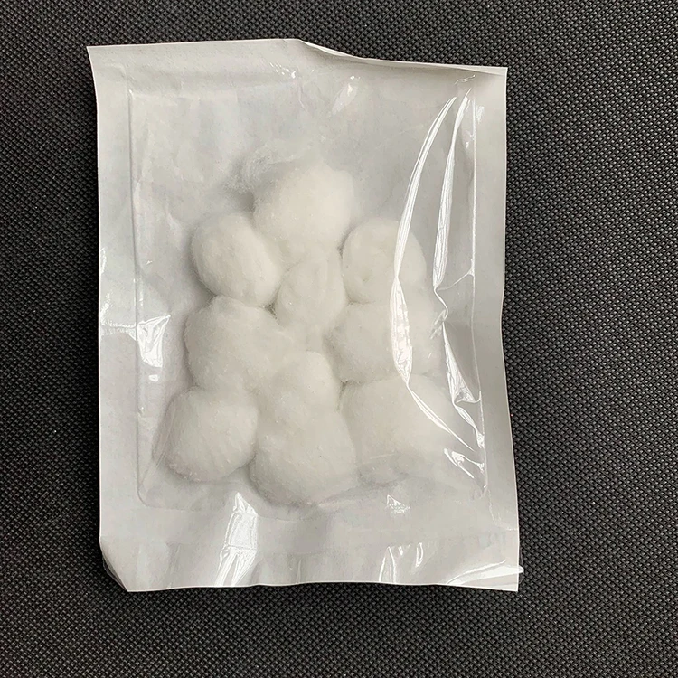 High Quality  CE Certification Disposable Medical Cotton Ball 10 Pieces Household Cleaning Supplies First Aid Kit Accessories