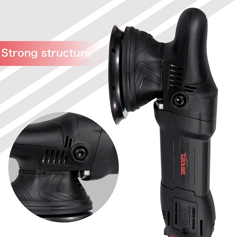 Portable electric 21mm random orbital dual action car polisher machine