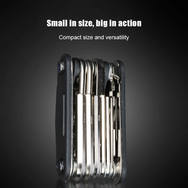 Manufacturer Professional 16 in 1 Bicycle Tire Repair Tool Set Wholesale Shop Tools with Hex Spoke