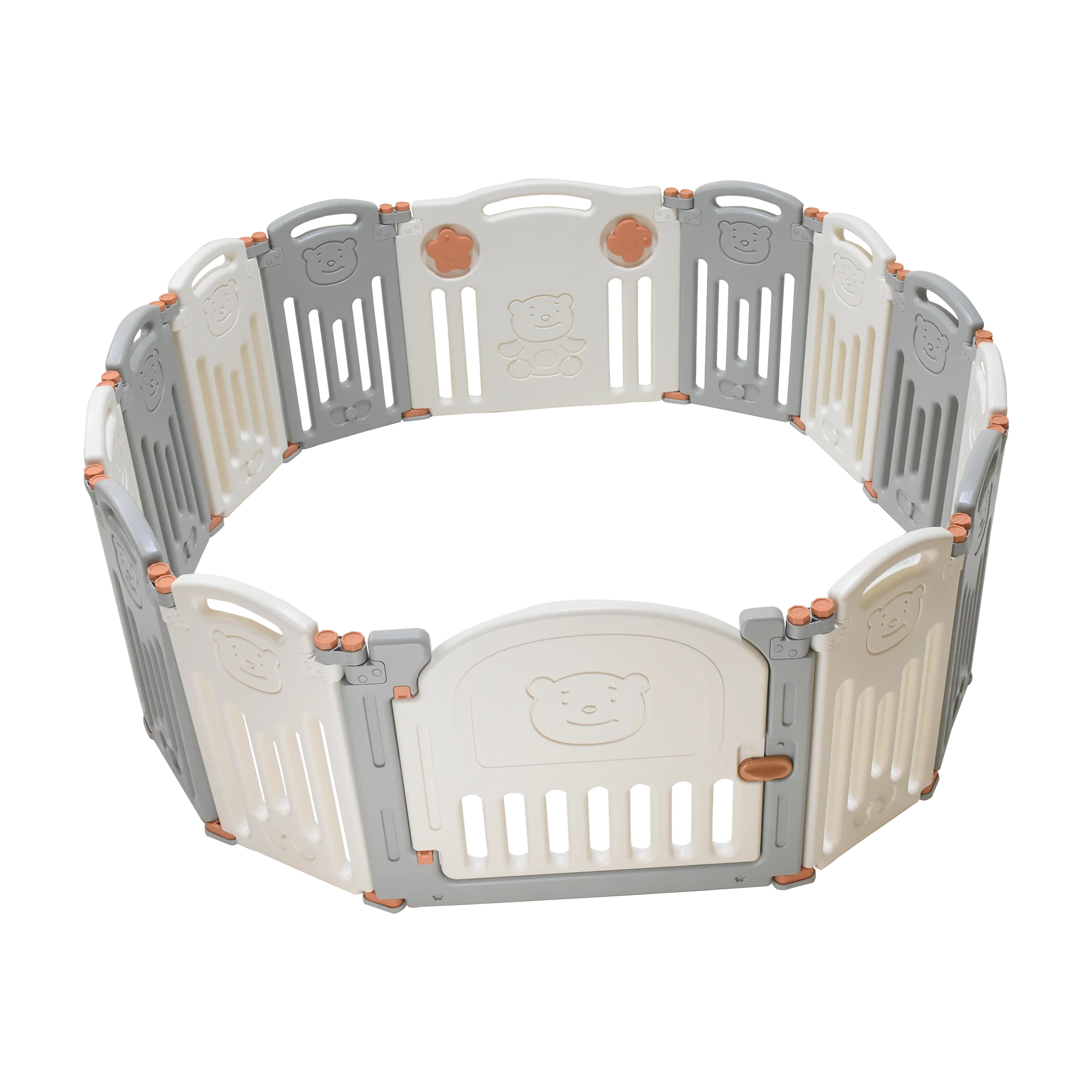 ABST Baby playpen infants safety fence foldable portable play yard home indoor activity center