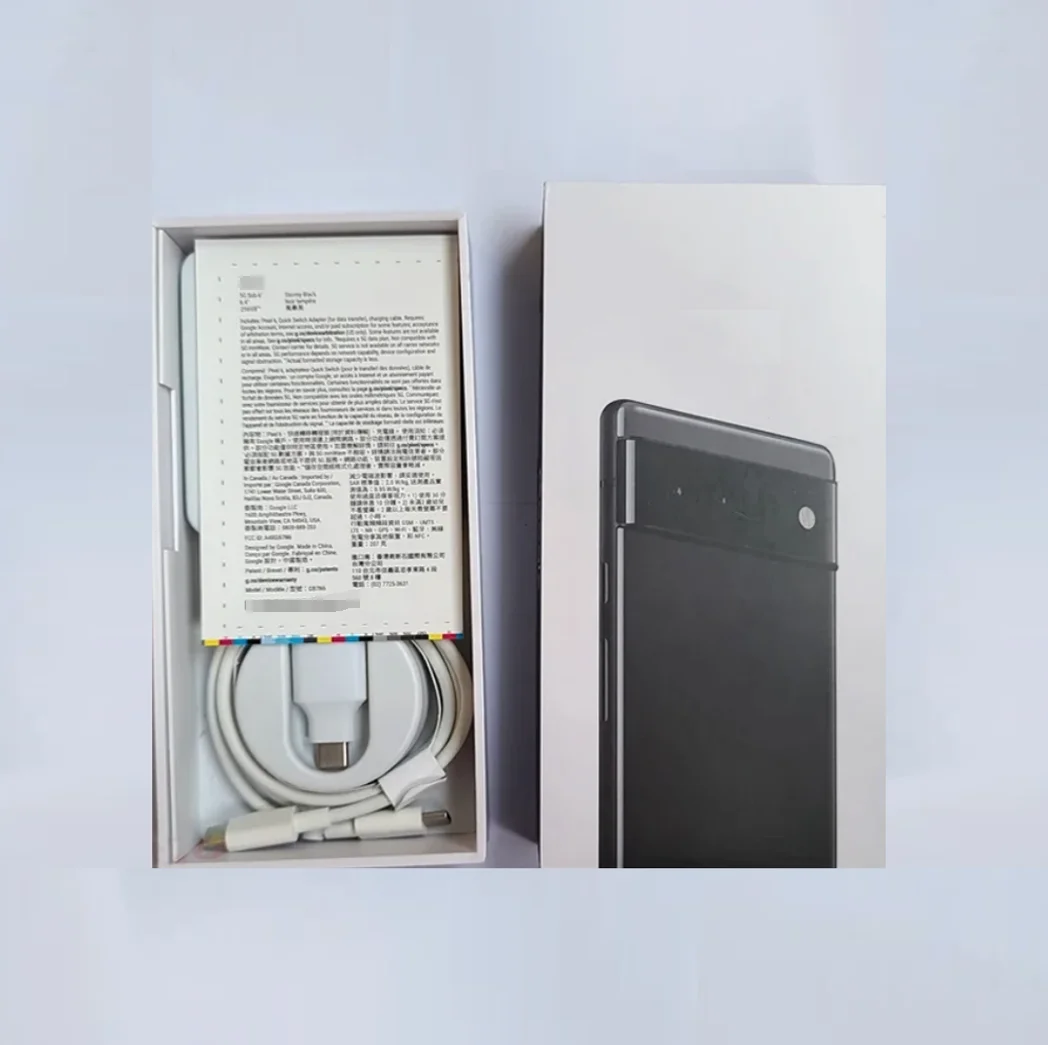 Android 12  Used 5g Smartphone For Pixel 6 Mobile Phone Wholesale Unlocked Cheap Original 8+ 256GB For Google Pixel 6