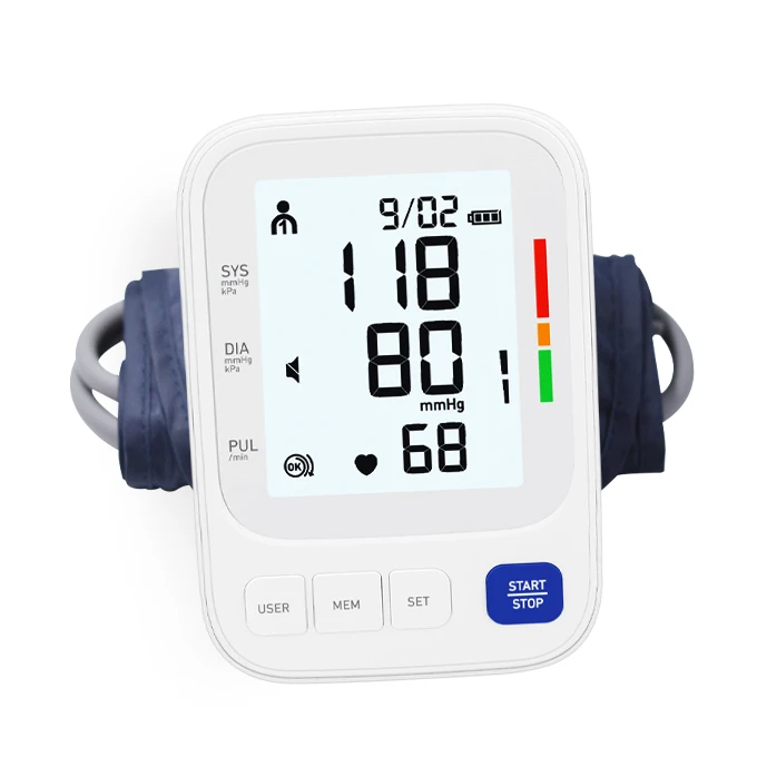 Wholesale  Factory Price New Design Upper Arm Electronic Blood Pressure Monitor Portable Blood Pressure Machine For Selling