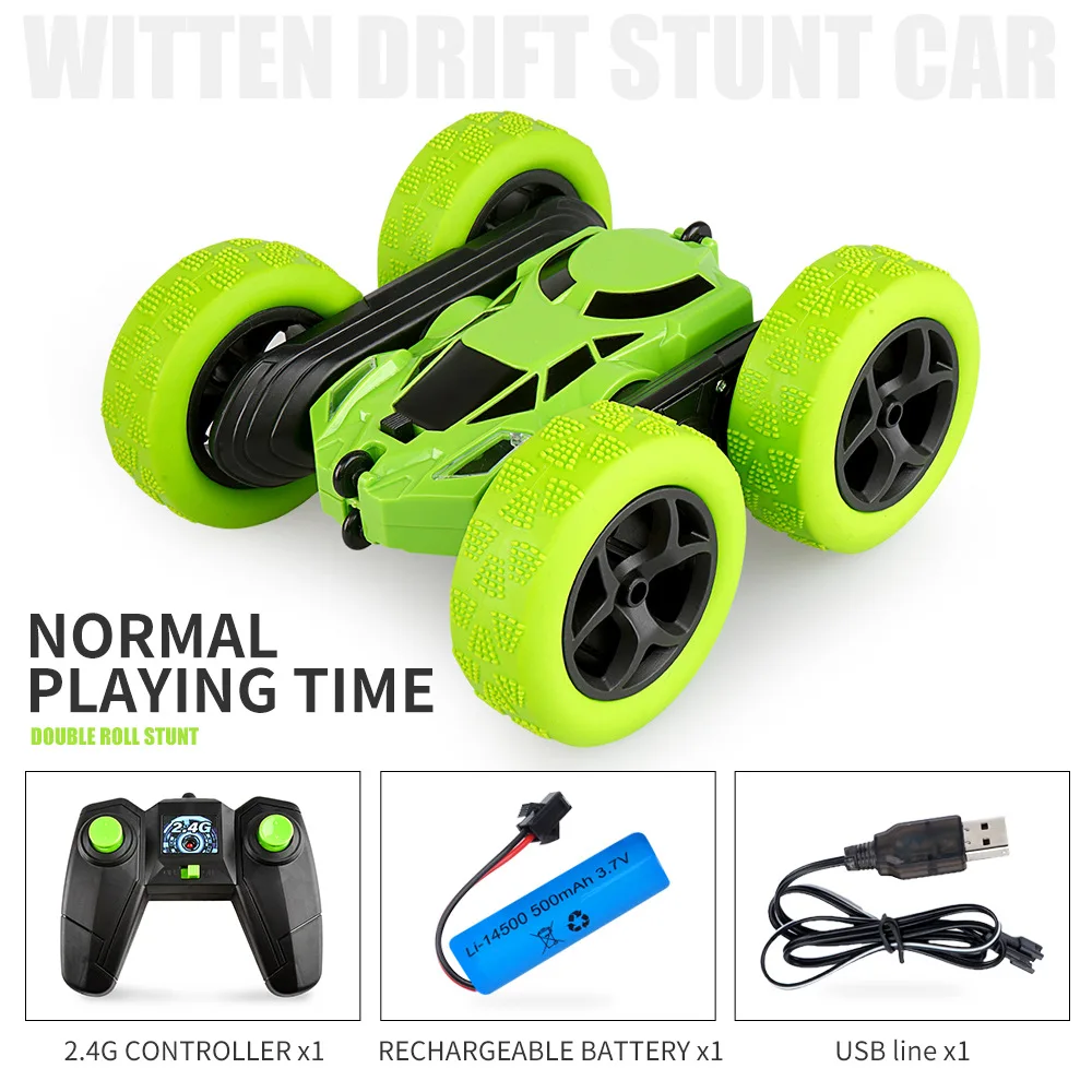 Double Sided Stunt Hobby Rc Cars Toys 360 Degrees Remote Control Drift Car For Children Hobby Rc Cars
