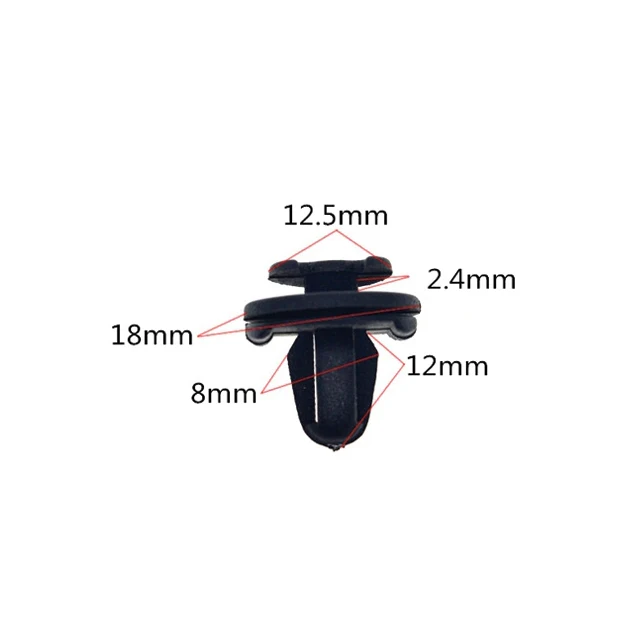 90467-07201 automobile  Engine Splash Shield Push-in Style Clips automotive plastic clips
