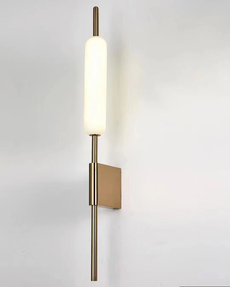 Modern Floor lamp Luxe Gold Metal Glass shade Floor Lamp decor mall living room