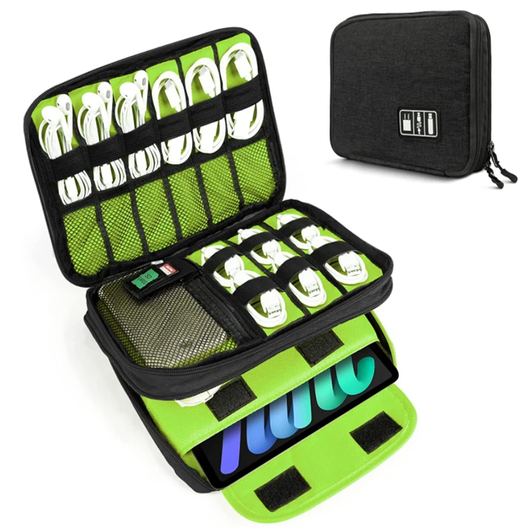 Electronic Accessories Organizer Small Travel Cable Organizer Bag Charger Organizer Case Pouch