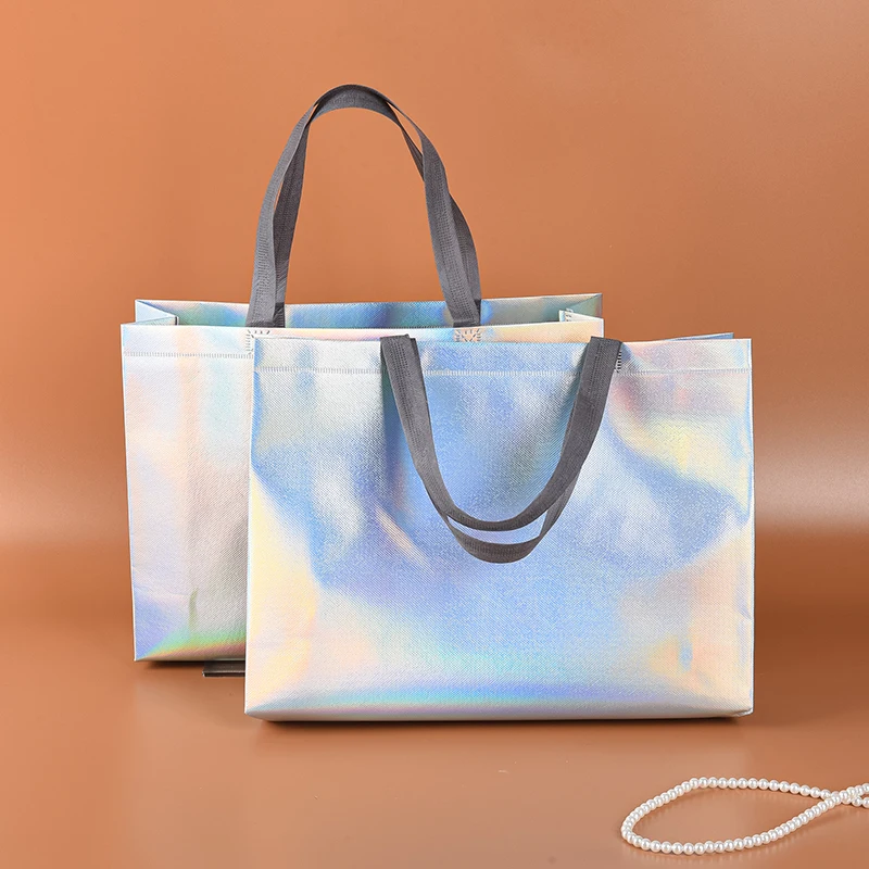 Customised printed tnt rpet non woven fabric cloth carry shopping bag Ultrasonic rpet non-woven bags