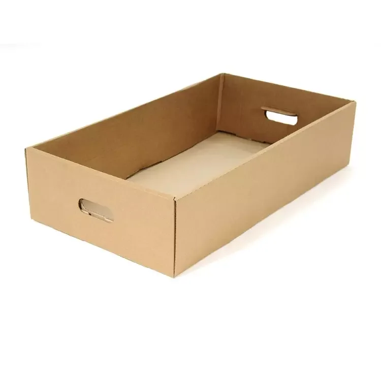 2024 Eco-friendly Custom Logo And Size Cardboard Paper Paper Tray With Lid