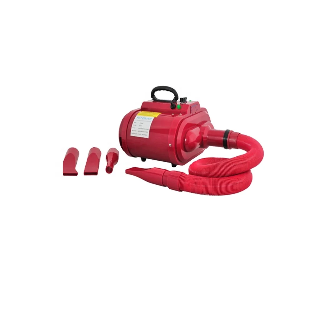 Hot Dog Hair Dryer for Small Pets Low Noise Plastic and Copper Grooming Tool for Halloween Pet Cleaning