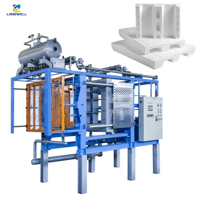 Longwell EPS Automatic Vacuum Shape Molding Machine With CE Bock Machine Supplier for Fruit Box in China