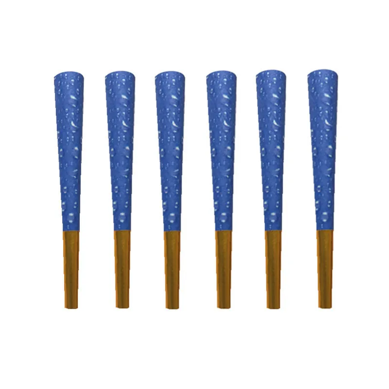 OEM подгонял Печатать один цвет черный Мульти-цвет по индивидуальному заказу размер до проката конусов с тонкими наконечниками папиросной бумаги